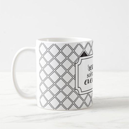 Lire résout tout le café Mug (Gauche)