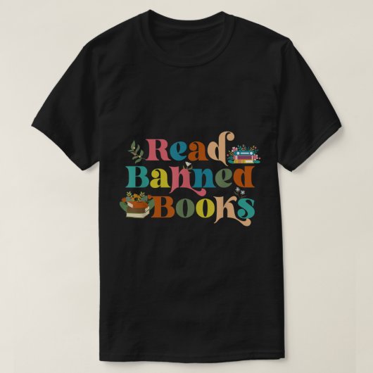Lire T-shirt Livres interdits (Design devant)