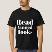 Lire T-Shirt Livres Interdits - Support Free Expre (Devant)