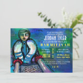 LIRE TORAH Bar Bat mitzvah Invitation (Debout devant)