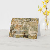 Lire une carte de voeux amusante (Fleur jaune)