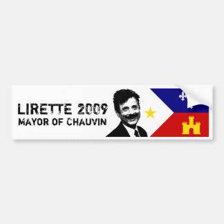 LIRETTE 2009 BUMPERSTICKER