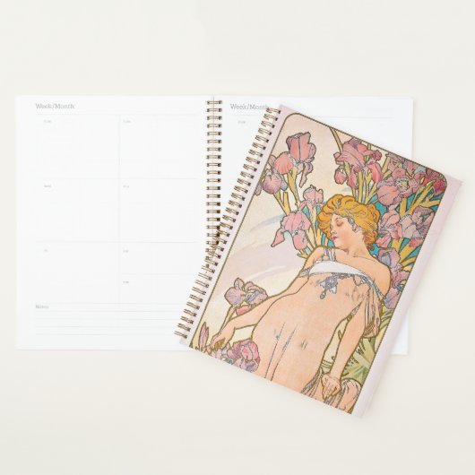L'Iris (1897) par Alphonse Mucha (Devant avec enveloppe)