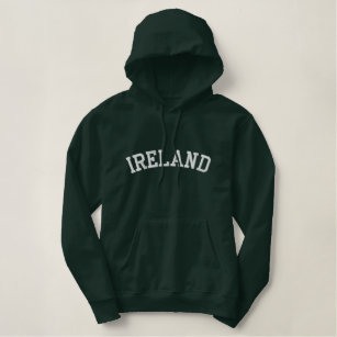 L'Irlande a brodé le sweat - shirt à capuche