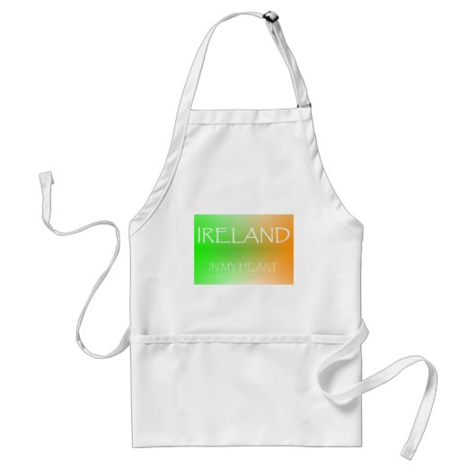 L'IRLANDE DANS MON tablier de COEUR (Devant)