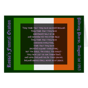 L'Irlande Unfree ne sera jamais à la paix