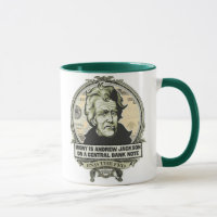 L'ironie est Jackson sur une tasse centrale de