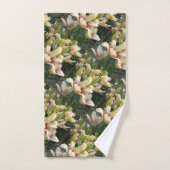 Lis blancs  (Serviette à main)