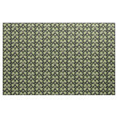 Lis-de-le-Vallée chic sur le tissu floral noir (Fat Quarter)