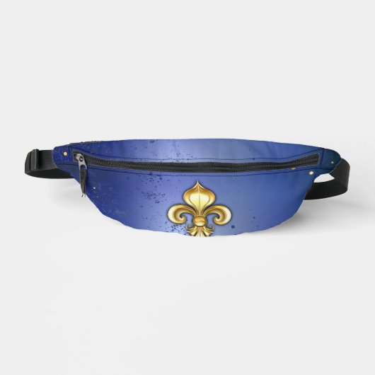 Lis d'or sur fond bleu (Recto)