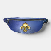 Lis d'or sur fond bleu (Poser)