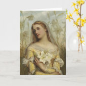 Lis par la carte vierge Cus du pape de Gustav (Fleur jaune)