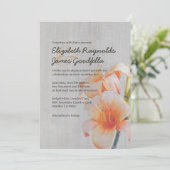 Lis tigrés vintages épousant des invitations (Debout devant)