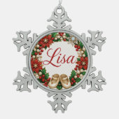 Lisa Baby’s First Christmas Ornament – Snowflake (Voorkant)