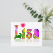 Lisa Briefkaart (Staand voorkant)