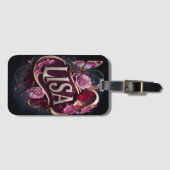 Lisa's Bloemennaambord Bagagelabel (Voorkant (horizontaal))