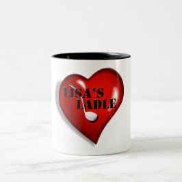 Lisa's Ladle-mok Tweekleurige Koffiemok