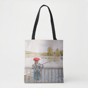 Lisbet Vissen door Carl Larsson, Vintage Fijne Kun Draagtas