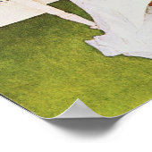 Lisbeth met gele tulp poster (Hoek)