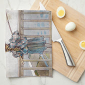 Lisbeth Viste door Carl Larsson Theedoek (Quarter Fold)