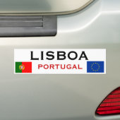 Lisboa* Bumpersticker (Op auto)