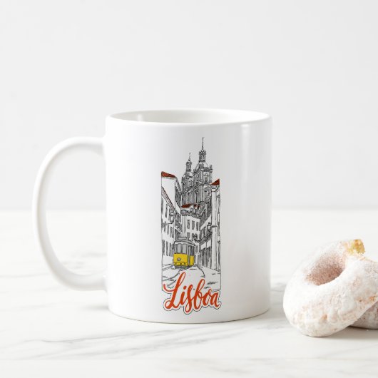Lisboa Koffiemok (Met donut)