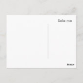 Lisboa menina... briefkaart (Achterkant)