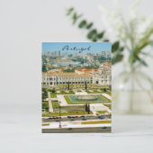 lisboa paleis briefkaart (Staand voorkant)