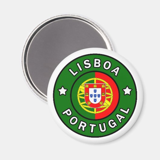 Lisboa Portugal Magneet (Voorkant / Achterkant)