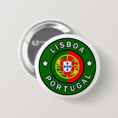 Lisboa Portugal Ronde Button 5,7 Cm (Voorkant /achterkant)