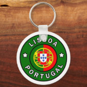Lisboa Portugal Sleutelhanger (Voorkant)