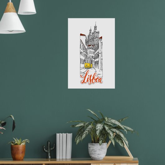 Lisboa Poster (Woonkamer 1)