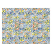 Lisbon Blue Lemon Tile Citrus Home Decor Tafelkleed (Voorkant (Horizontaal))