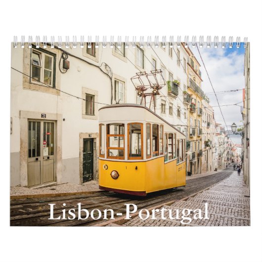 Lisbon-Portugal Calendar Kalender (Hoes)