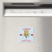 Lisbon Portugal Coat of Arms Magnet (In Situ (Lave-vaisselle))