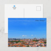 Lisbon Skyline ~ Lisbon, Portugal Briefkaart (Voorkant / Achterkant)