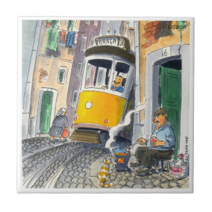 lisbon tile azulejo de lisboa 01 tegeltje