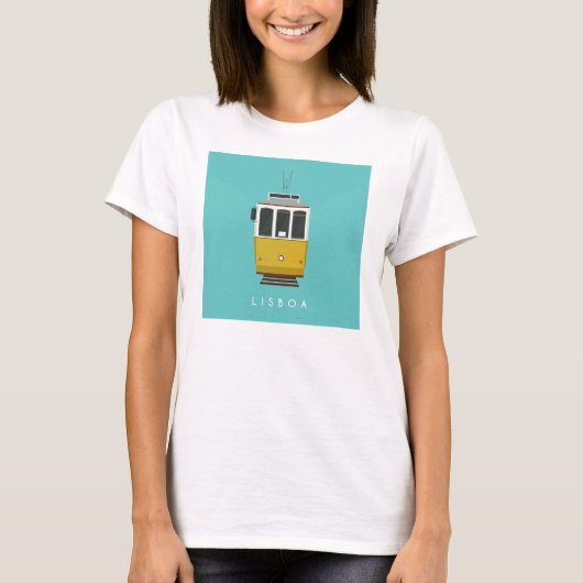 Lisbon Tram T-shirt (Voorkant)