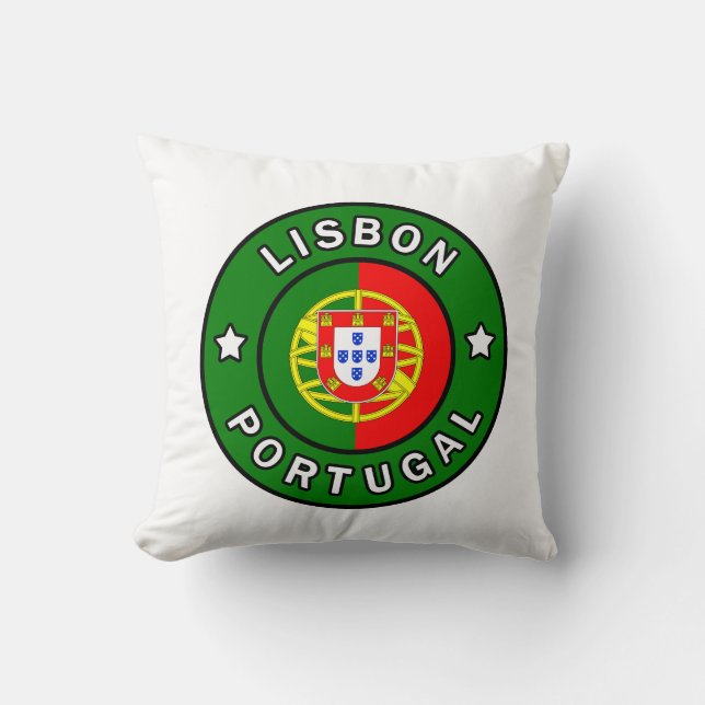 Lisbonne Portugal coussin (Recto)