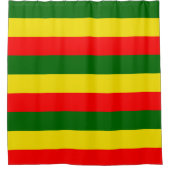 Lisbonne, Portugal Drapeau Bandes Douche Rideau (Devant)