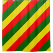 Lisbonne, Portugal Drapeau Bandes Douche Rideau (Devant)