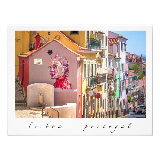 Lisbonne, Portugal, Fresque Colorée, Photo (Devant)