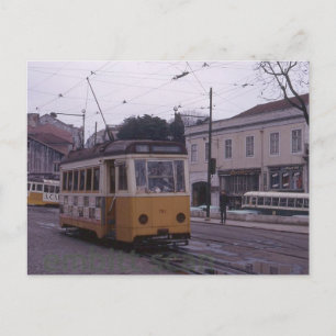 Lisbonne Portugal Tram 1969 Carte postale