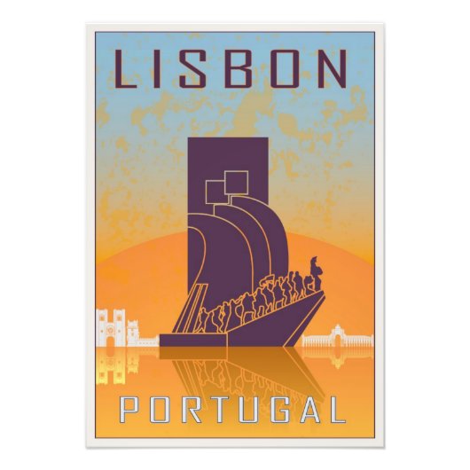 Lisbonne vintage poster (Devant)