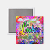 Lisbonne Vista Express Magnet (Recto/Verso)