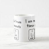 Lise tasse de nom de table périodique (Centre)