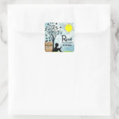 Lisez les autocollants de ce professeur customisés (Sac)