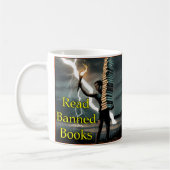 Lisez les livres interdits - Mug (Gauche)