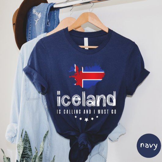 L'Islande Appelle Et Je Dois Aller T-shirt
