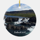 L'Islande - ornement en céramique (Dos)